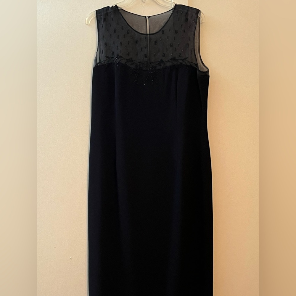Karen Miller size 14 black two piece formal dress